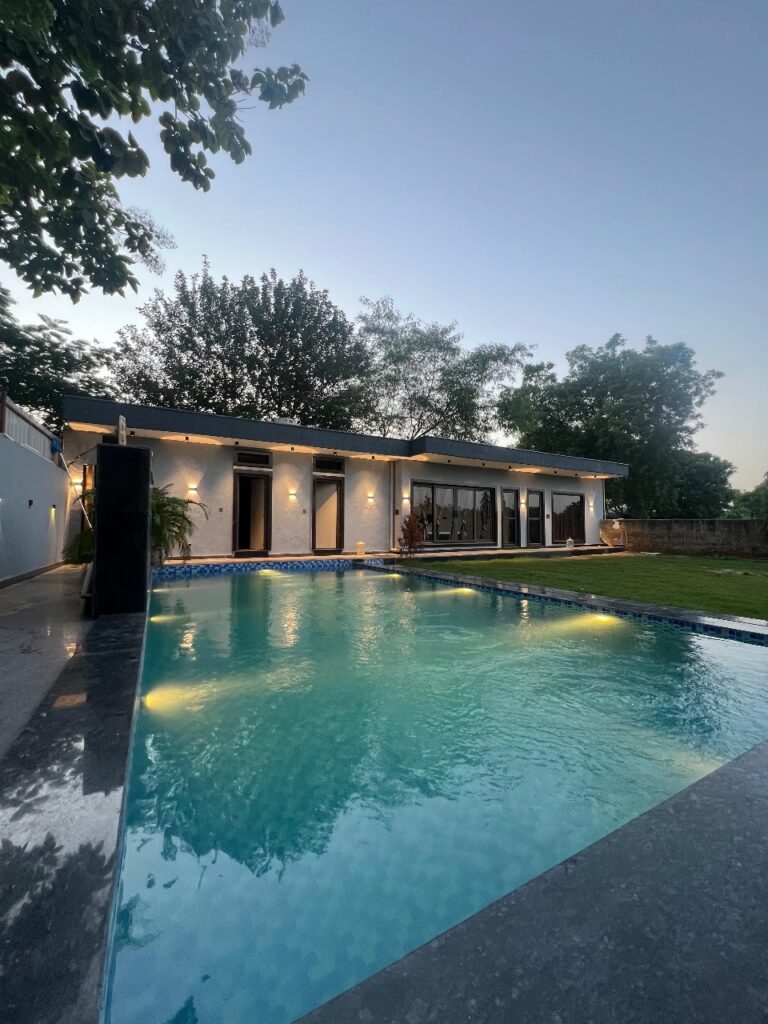 weekend party farmhouse
